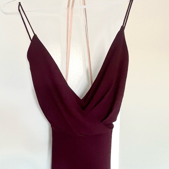 Frame and Partners Ireland Faux Wrap Sleeveless Evening Dress - Picture 5 of 6